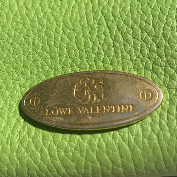 Green leather Lowe Valentini handbag - Picture 2 of 12